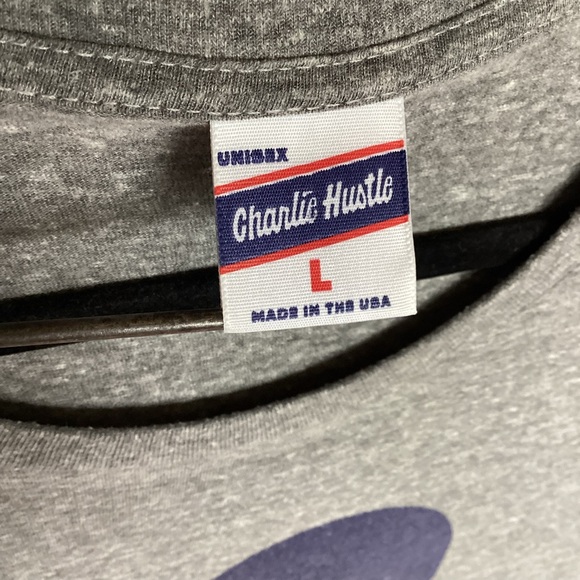 Charlie Hustle KC heart t shirt made in USA - Picture 3 of 9